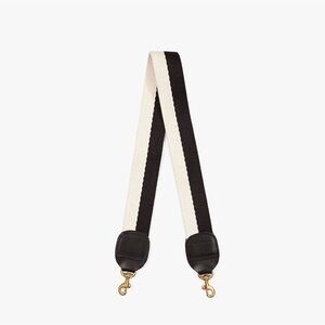 Clare V Black & Cream Shoulder Strap